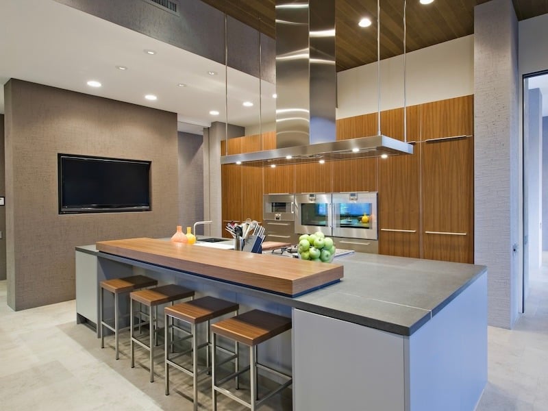 10 Beautiful Kitchen Island Designs - 2 Tiered - 2