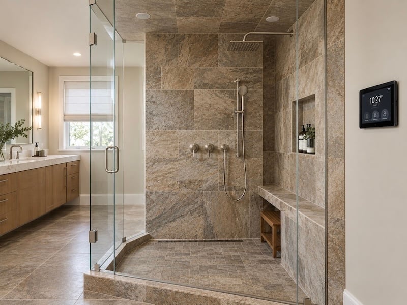 10 Hottest Trends In Bathroom Design - Technology That Blends Into Design