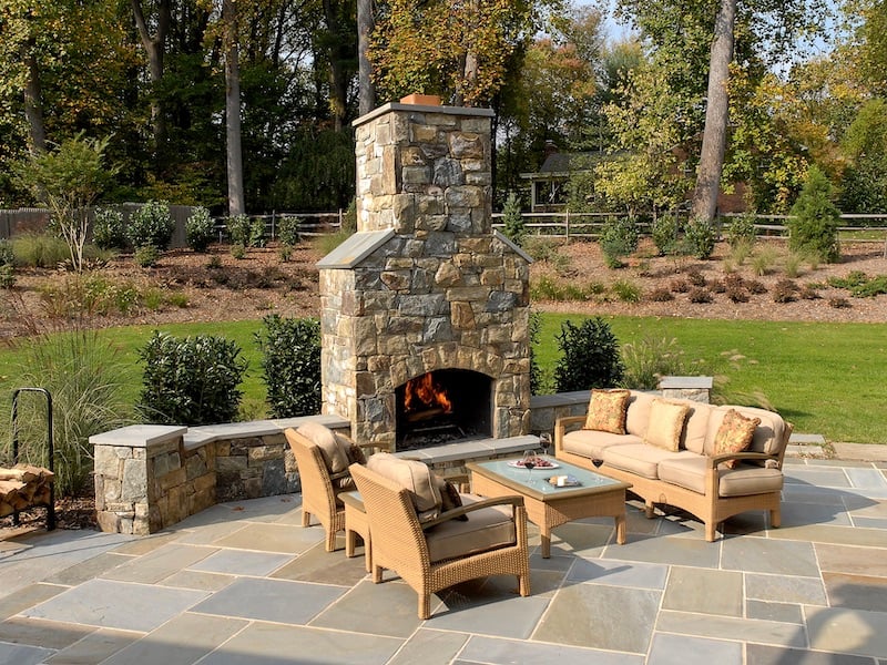 10 Tips For Outdoor Living Design - Outdoor Fireplace