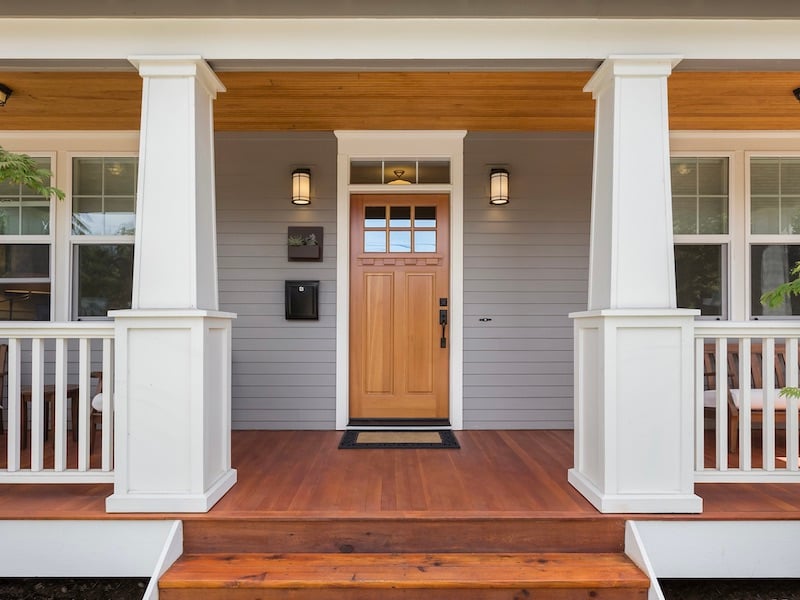 10 Ways To Spruce Up Your Front Porch For Fall - Give It A Good Cleaning