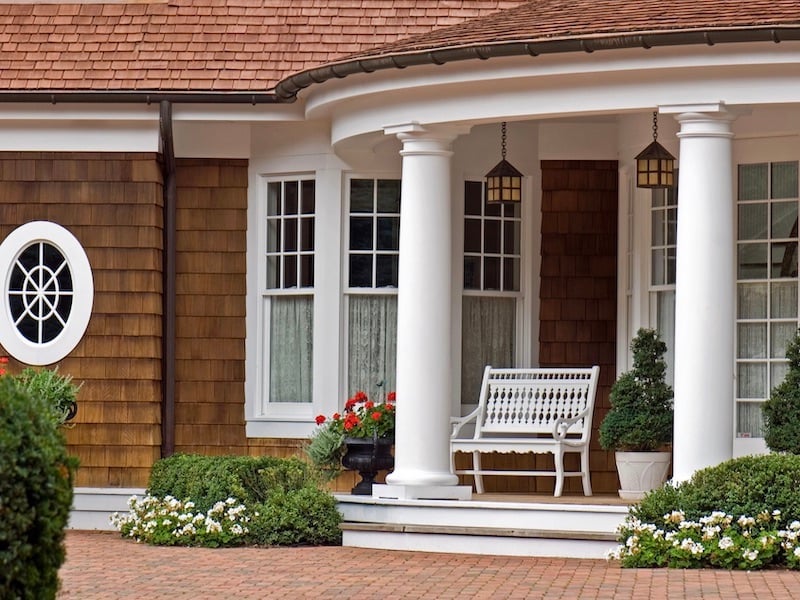 10 Ways To Spruce Up Your Front Porch For Fall - Upgrade The Columms