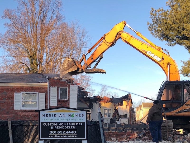 10006 Broad Street Bethesda - Demolition 1 - cropped