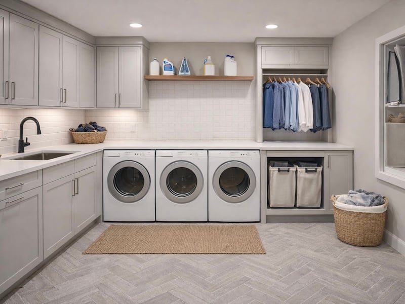 14 Tips For Remodeling Your Basement - Laundry Area