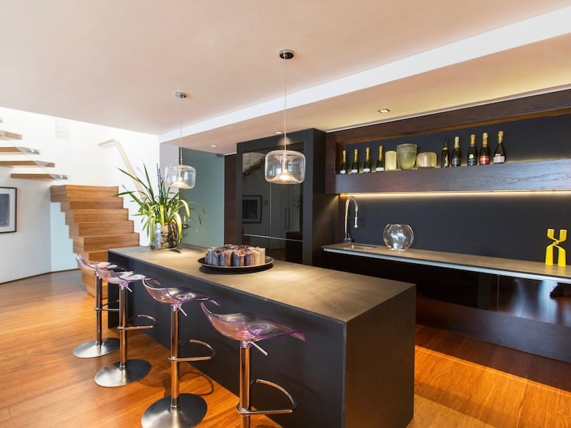 9 Home Bar Design Ideas For Your Custom Home Or Remodel - Contemporary Showpiece
