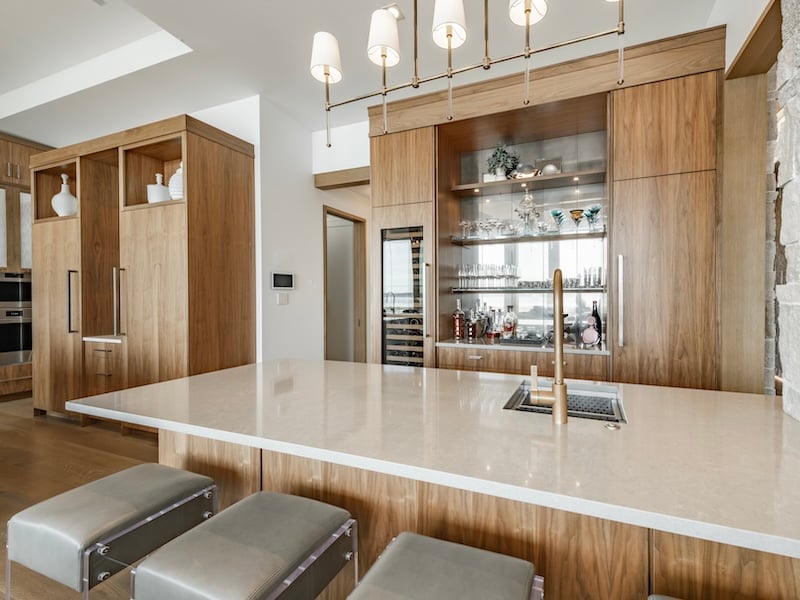 9 Home Bar Design Ideas For Your Custom Home Or Remodel - Kitchen Adjacent Bar