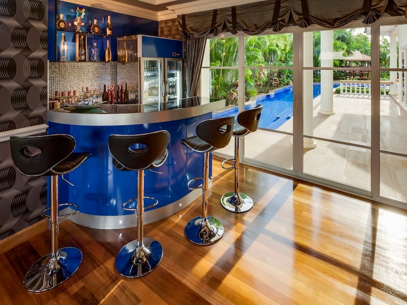 9 Home Bar Design Ideas For Your Custom Home Or Remodel - Poolside Cocktail Bar
