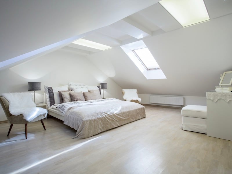 Attic Remodeling Ideas - Guest Bedroom