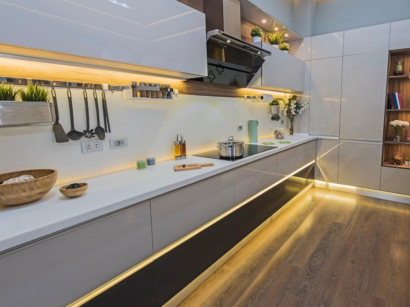 Basics Of Lighting Design For Your Home - Under Cabinet Accent Lights