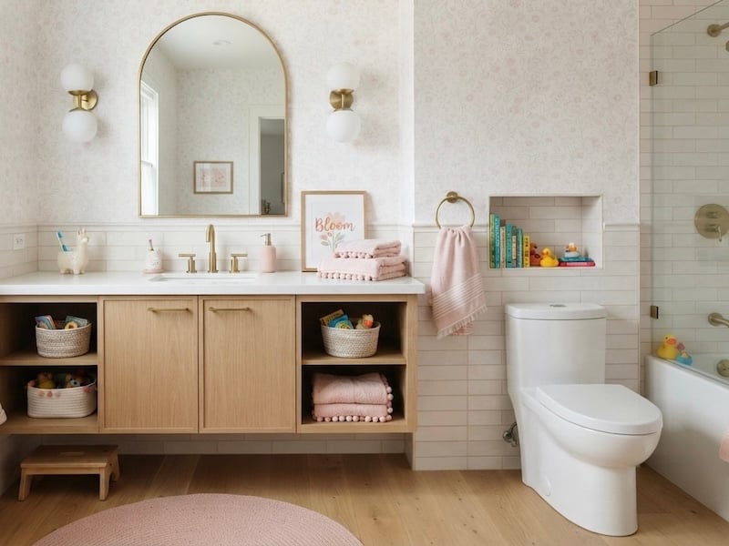 Designing A Kids Bathroom That Grows With Your Family - Choosing A Layout That Fits Your Family - Choosing Fixtures That Grow With Your Child