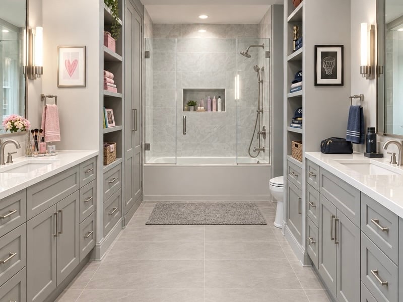 Designing A Kids Bathroom That Grows With Your Family - Choosing A Layout That Fits Your Family - Designing Storage and Finishes That Age With Your Family