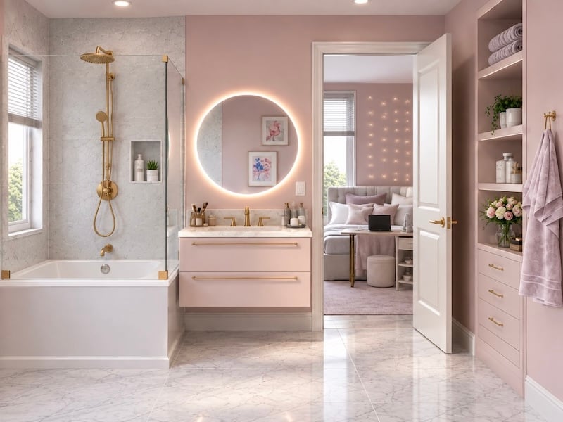 Designing A Kids Bathroom That Grows With Your Family - Choosing A Layout That Fits Your Family - Sound Insulation Between Bedrooms and Baths - 2