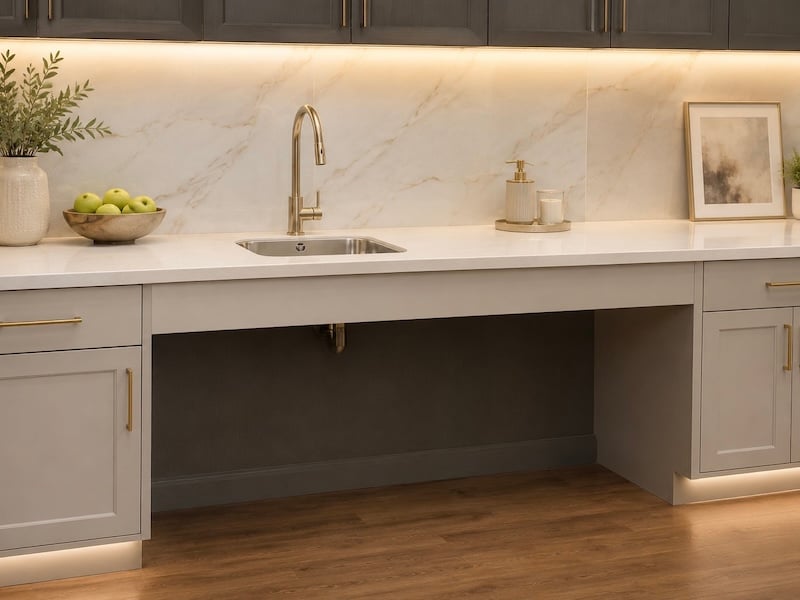 Designing To Stay - A Practical Guide To Remodeling For Aging In Place - Kitchen Sink and Faucet
