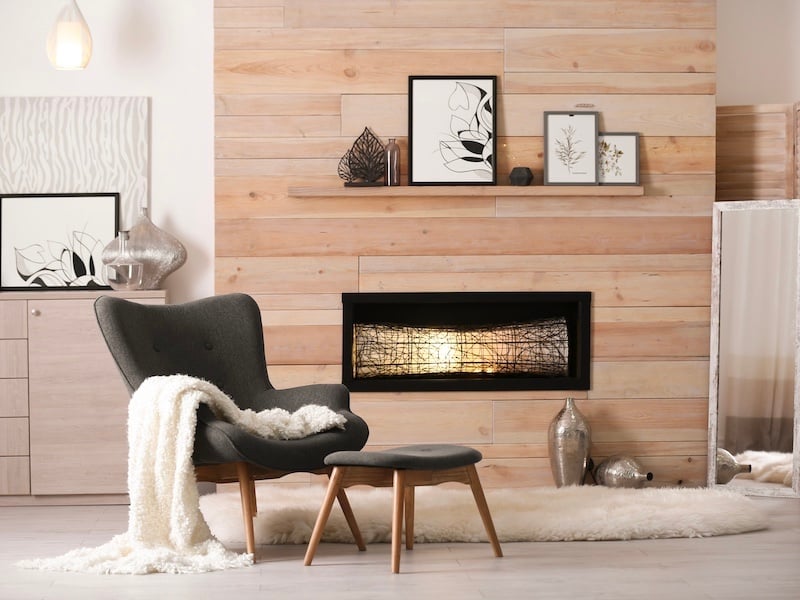 Exquisite Fireplace Design Ideas - Linear Decorative Screen Front