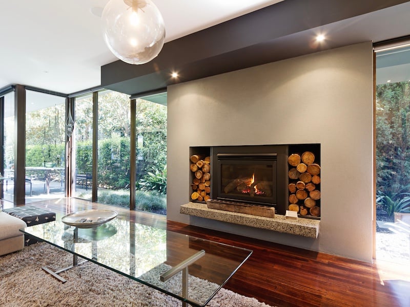Exquisite Fireplace Design Ideas - Prefabricated Wood Burning