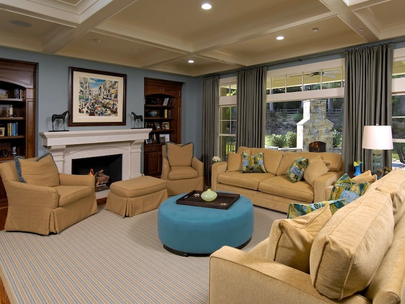 Fireplace Design Ideas For Custom Homes and Major Remodels - Cast Concrete Mantel