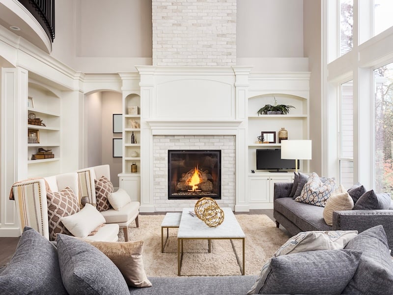 Fireplace Design Ideas For Custom Homes and Major Remodels - Direct Vent Natural Gas Fireplaces
