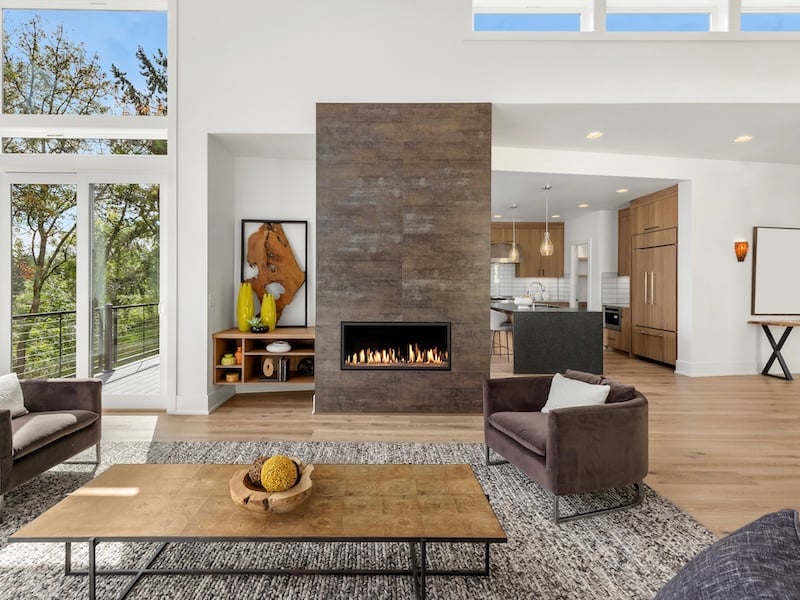 Fireplace Design Ideas For Custom Homes and Major Remodels - Natural Stone Brick Fireplace Surrounds