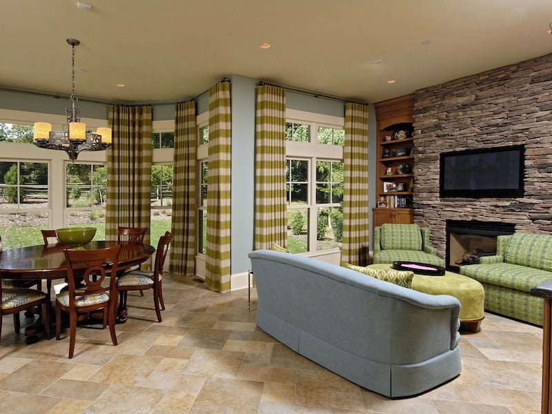 Fireplace Design Ideas For Custom Homes and Major Remodels - Stacked Stone Fireplace Surrounds