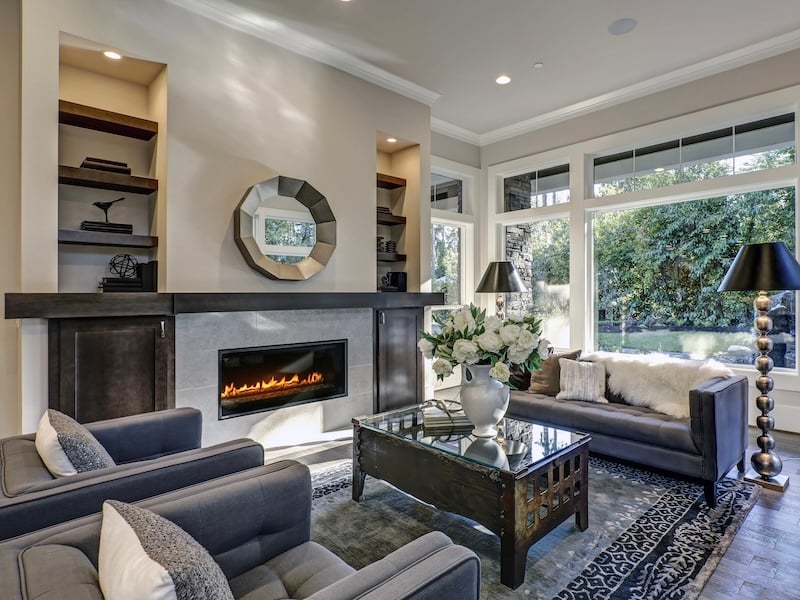 Fireplace Design Ideas For Custom Homes and Major Remodels - Ventless Natural Gas Fireplaces