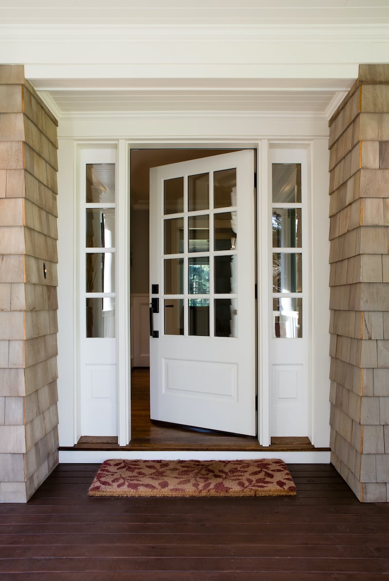 How To Choose A Front Door - Painted White