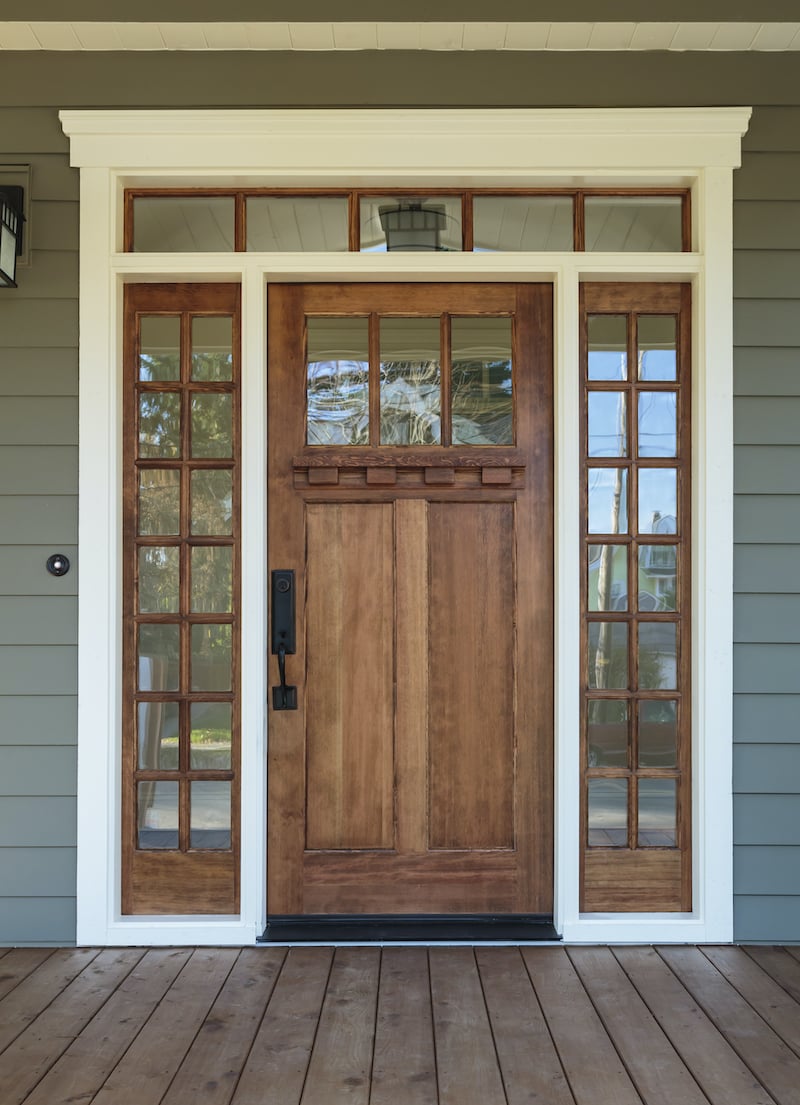 How To Choose A Front Door - Wood Stained