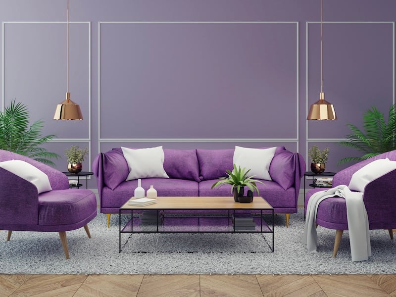 How To Choose The Perfect Paint Color For Every Room In Your Home - Purple