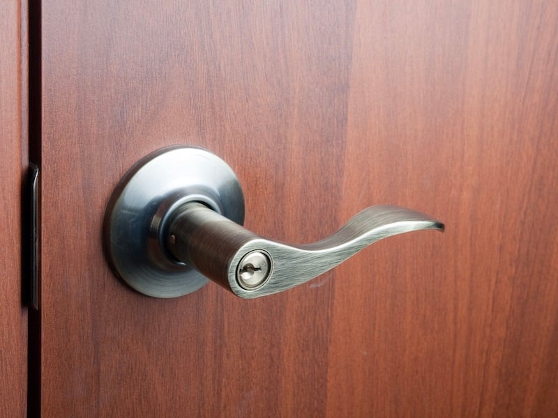 How To Choose The Right Entry Hardware For Your Exterior Doors - Keyed Door Lever