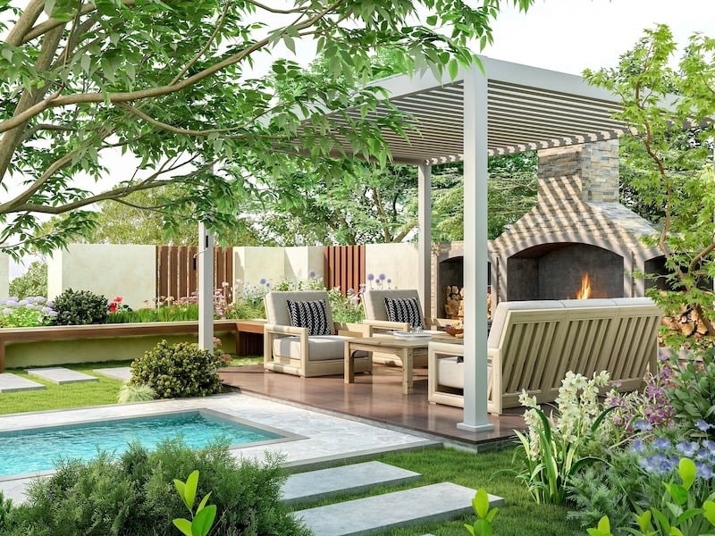 How To Design The Perfect Outdoor Living Space - Gazebo Or Pergola - 2