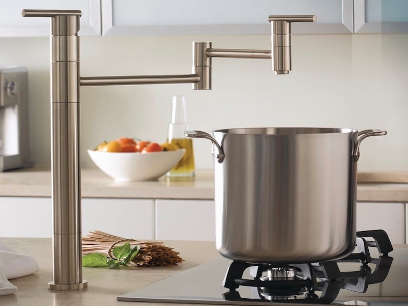 How To Select The Perfect Kitchen Faucet - Pot Filler Faucet