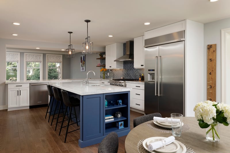 Meridian Homes - Renovated Kitchen with Island