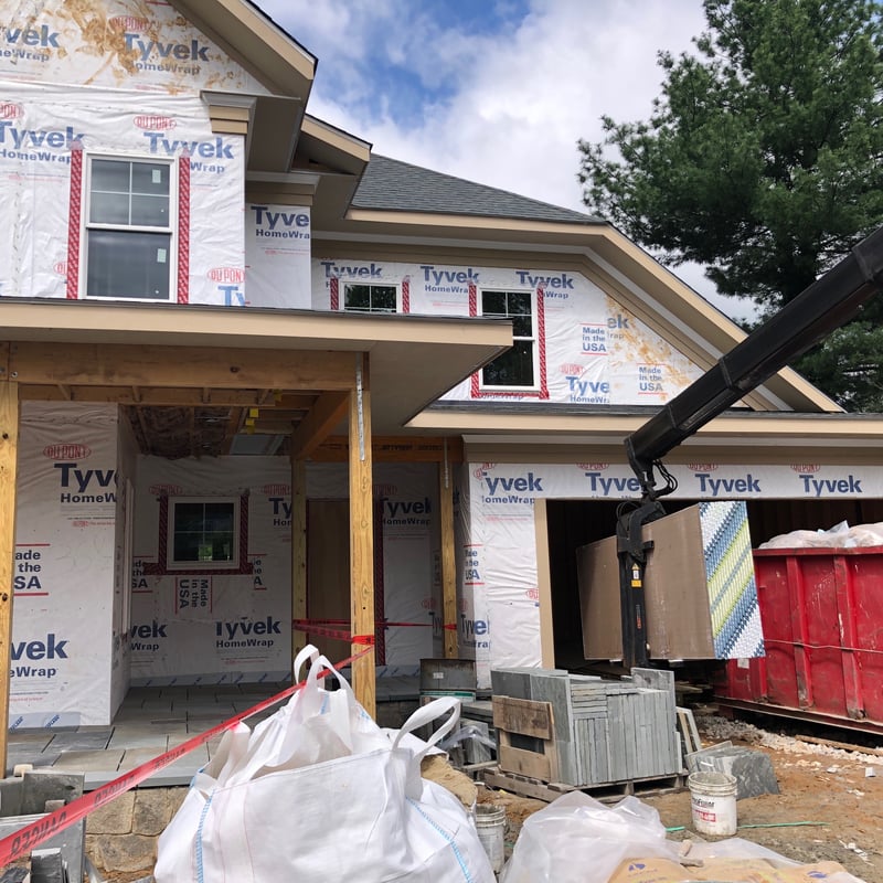 Meridian Homes - Drywall Phase - 10006 Broad Street Bethesda MD-Square