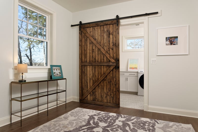 Meridian Homes-Custom Home Design-Barn Doors