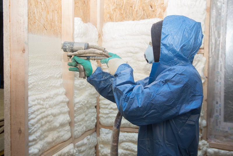 Meridian Homes-Insulation-Spray