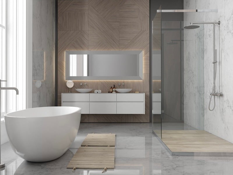 Modern vs. Contemporary Home Design - Contemporary Bathrooms