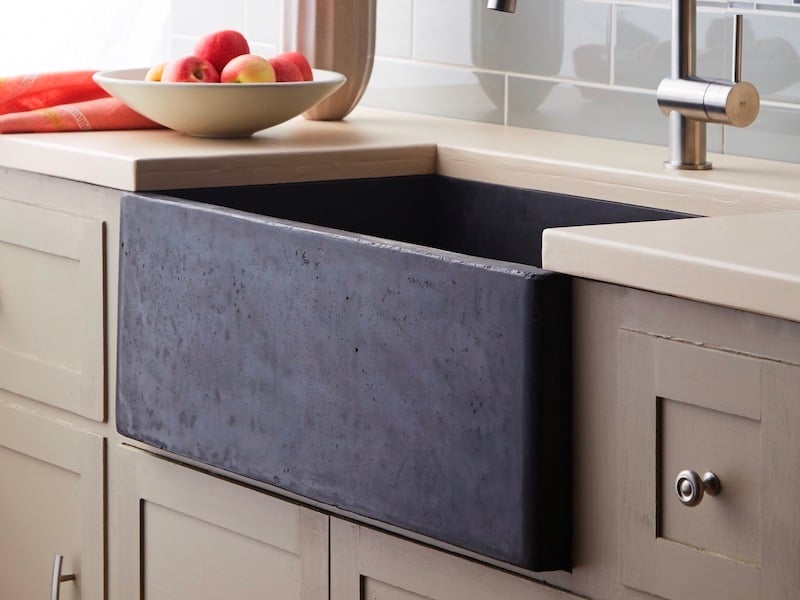 Our Guide To Selecting A Material For Your Kitchen Sink - Concrete