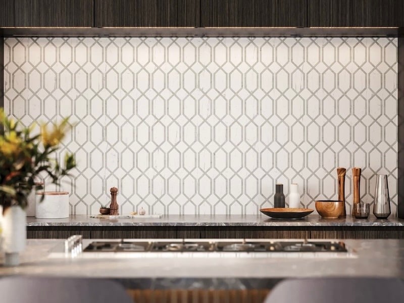 The Newest Trends That Are Redefining Kitchen Design - Bold Geometric Patterns