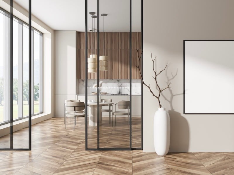 What You Need To Know When Choosing Interior Doors For Your Home - Metal Frame - Kitchen Doors